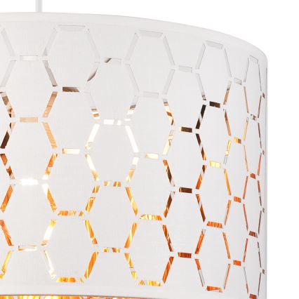 Takpendel ULLE med sladd 1xE27/15W/230V, vit