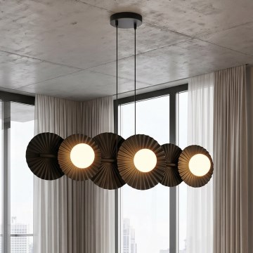 Takpendel UMBRA med vajer 6xG9/8W/230V svart