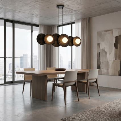 Takpendel UMBRA med vajer 6xG9/8W/230V svart