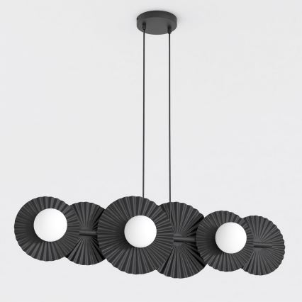 Takpendel UMBRA med vajer 6xG9/8W/230V svart