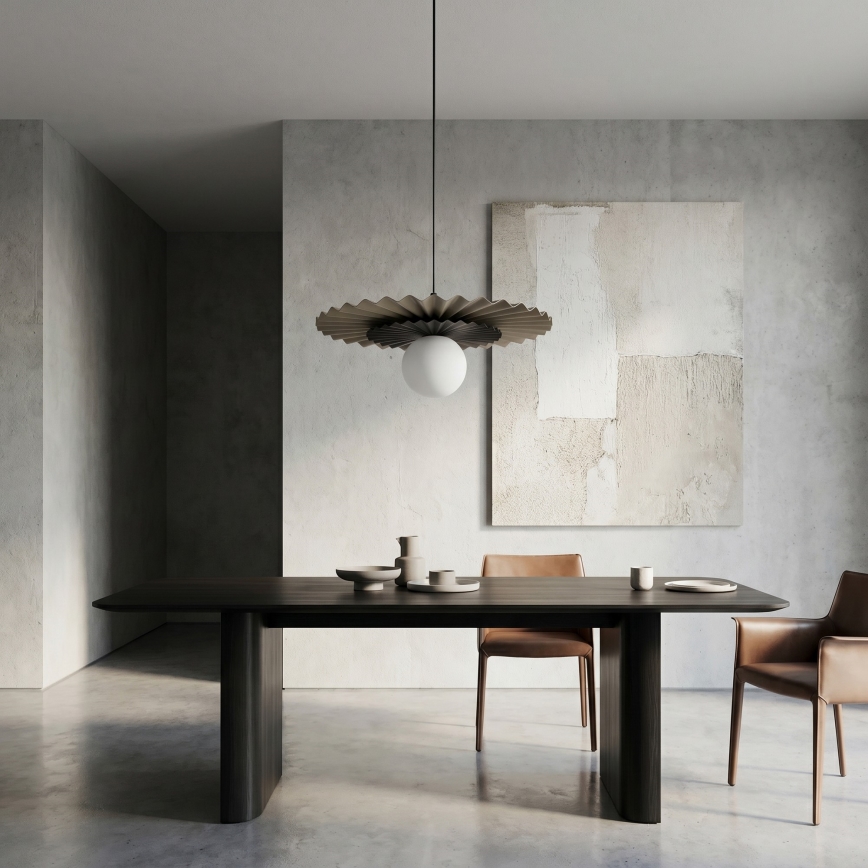 Takpendel UMBRA på sladd 1xG9/8W/230V svart/beige