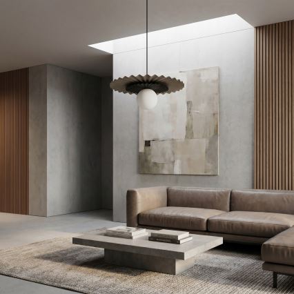 Takpendel UMBRA på sladd 1xG9/8W/230V svart/beige