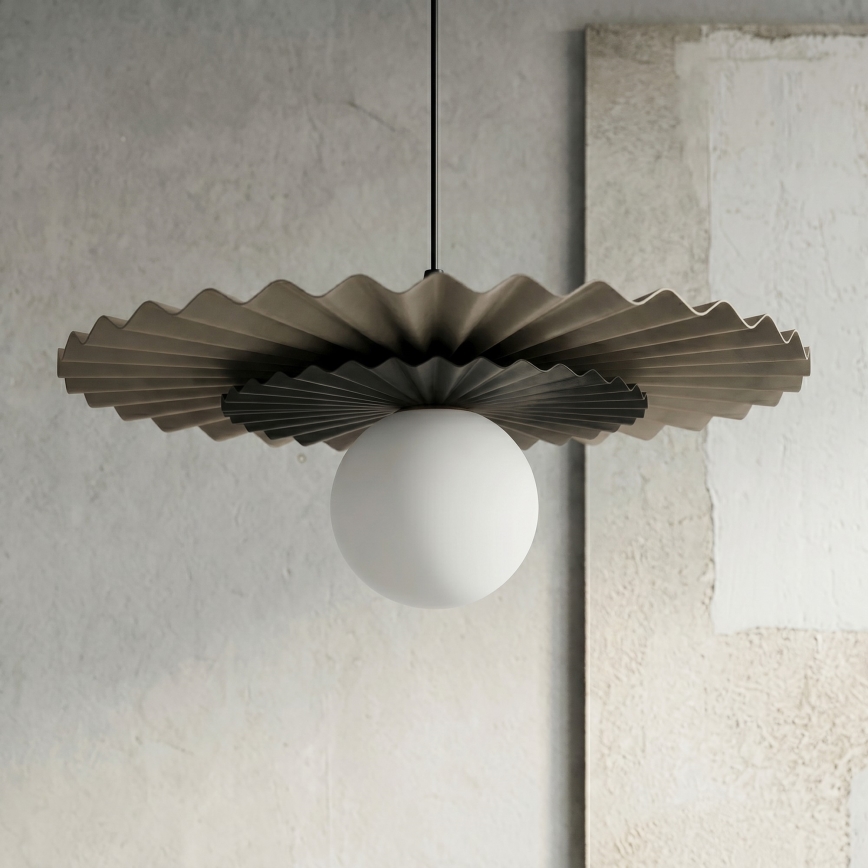 Takpendel UMBRA på sladd 1xG9/8W/230V svart/beige