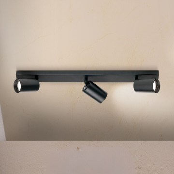 Takspot SEAN 3xGU10/13W/230V svart