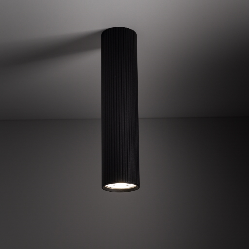 Takspot TUNE L 1xGU10/10W/230V 24 cm svart