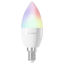 TechToy - LED RGB Smart dimbar glödlampa E14/4,4W/230V 2700-6500K Wi-Fi