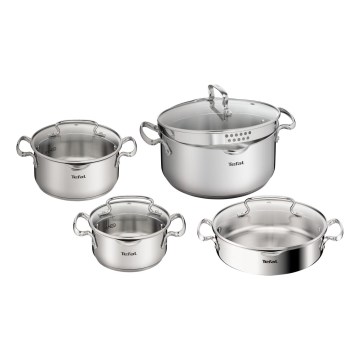Tefal - 8-delars set med kökskärl DUETTO+