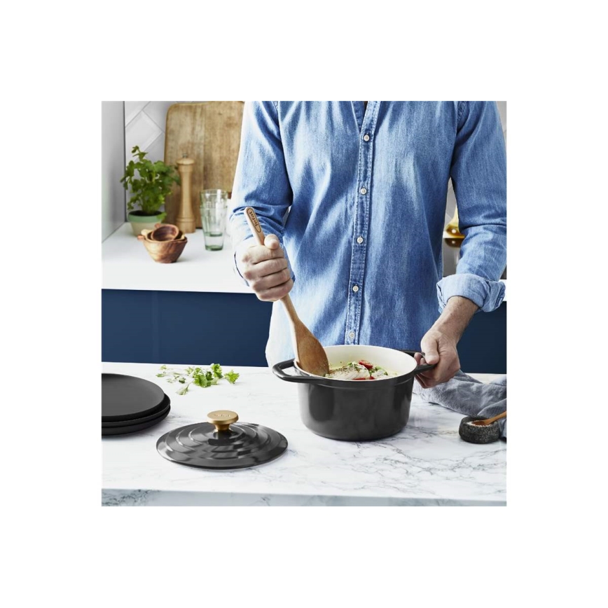 Tefal - Gryta med lock AIR 20 cm antracit