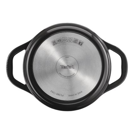 Tefal - Gryta med lock AIR 20 cm antracit