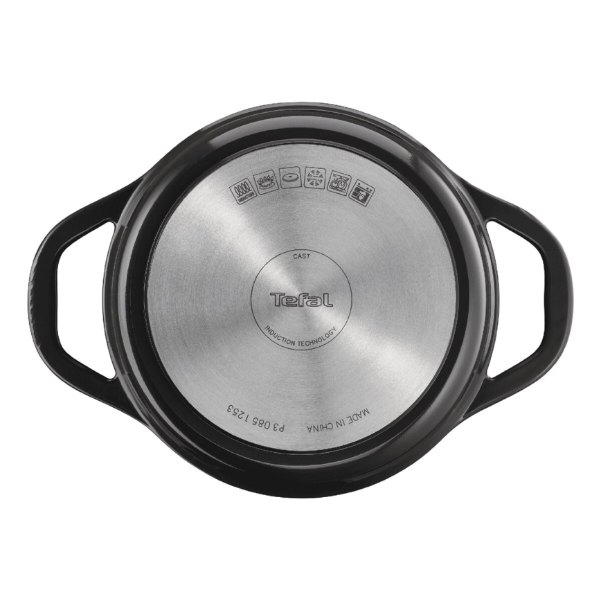 Tefal - Gryta med lock AIR 20 cm antracit
