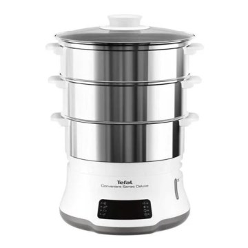 Tefal - Ånggryta CONVENIENT SERIES DELUXE 9l 900W/230V rostfri