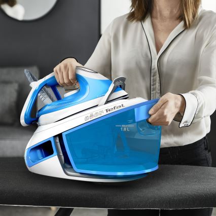 Tefal - Ångstation EXPRESS AIRGLIDE 2800W/230V blå
