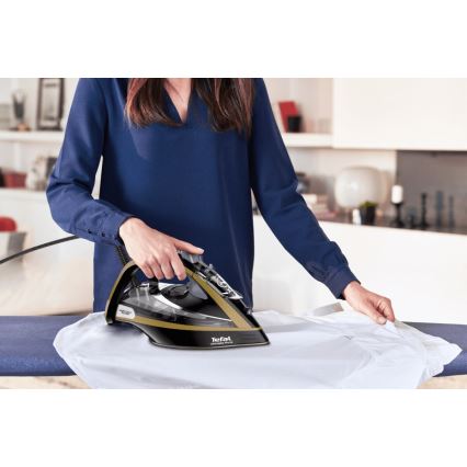Tefal - Ångstrykjärn ULTIMATE PURE 3000W/230V guld/svart