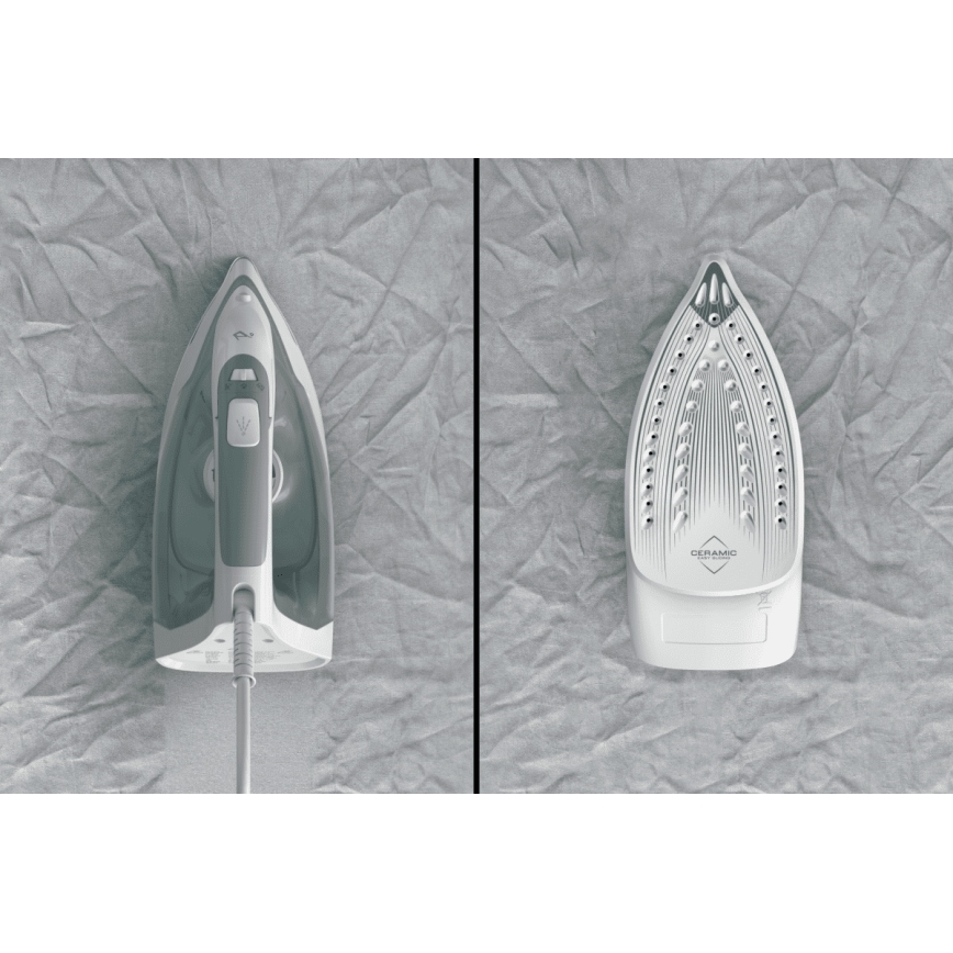 Tefal - Ångstrykjärn VIRTUO 2000W/230V grön