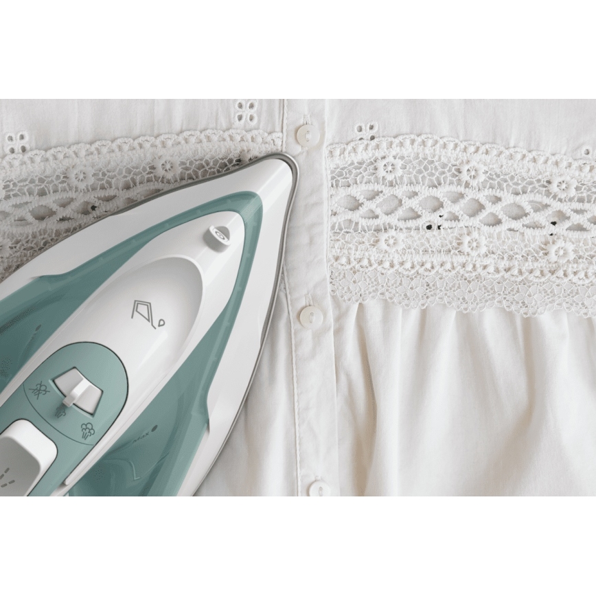 Tefal - Ångstrykjärn VIRTUO 2000W/230V grön