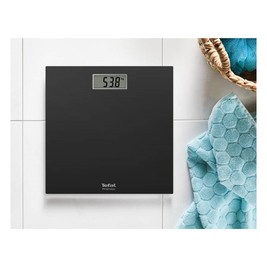 Tefal - Badrumsvåg PREMISS 1xCR2032 svart