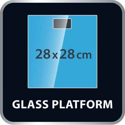 Tefal - Badrumsvåg PREMISS 1xCR2032 svart