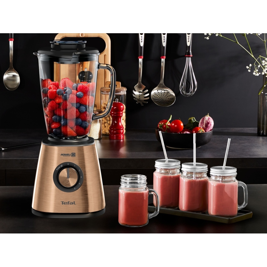 Tefal - Bordsblender 1,75 l BLENDFORCE 800W/230V kopparfärgad