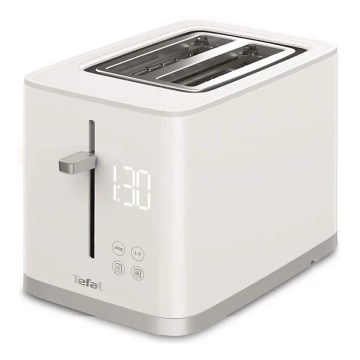 Tefal - Brödrost för två skivor SENSE 850W/230V vit