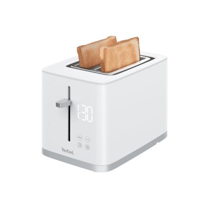 Tefal - Brödrost för två skivor SENSE 850W/230V vit