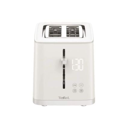 Tefal - Brödrost för två skivor SENSE 850W/230V vit