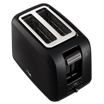 Tefal - Brödrost för två skivor VITA 800W/230V svart