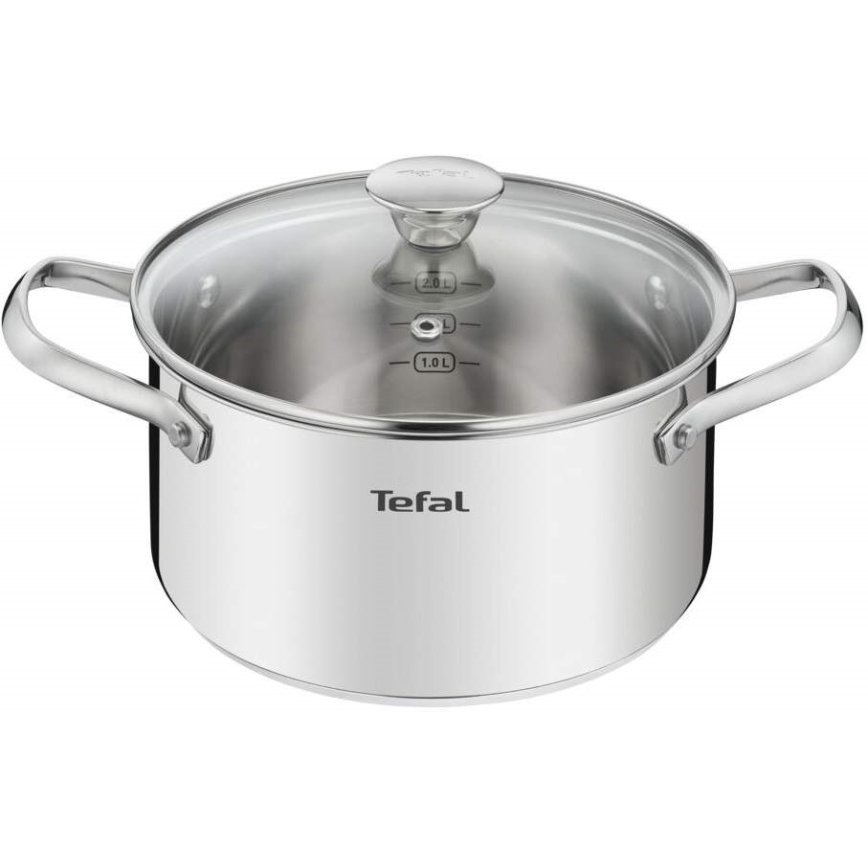 Tefal - Set med 9 delar COOK EAT rostfritt stål