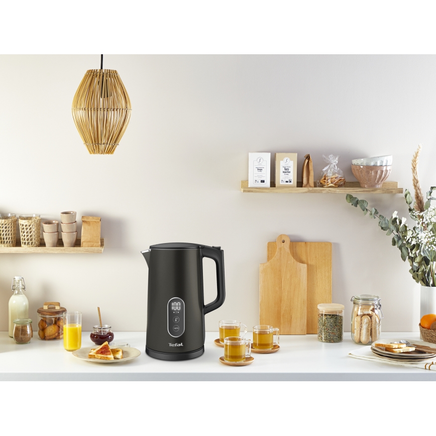 Tefal - DIGITAL snabbkokande vattenkokare 1,7 l 1800W/230V