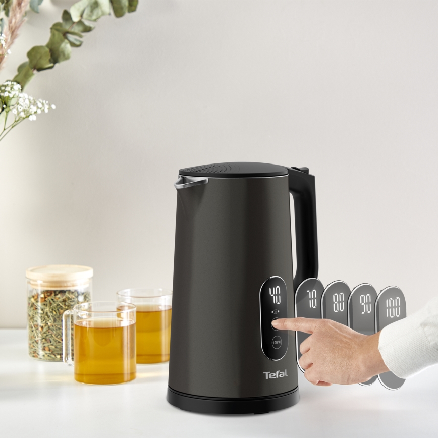 Tefal - DIGITAL snabbkokande vattenkokare 1,7 l 1800W/230V