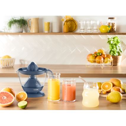 Tefal - Elektrisk citruspress MORNING CITRUS PRESS 0,8 l 25W/230V blå