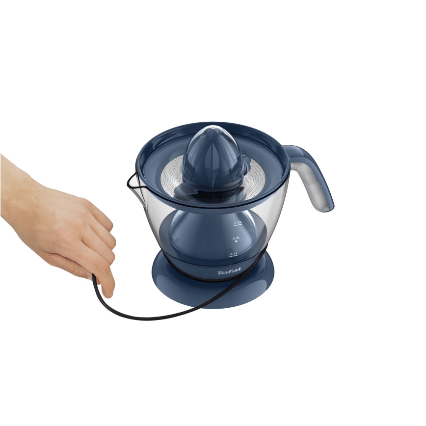 Tefal - Elektrisk citruspress MORNING CITRUS PRESS 0,8 l 25W/230V blå