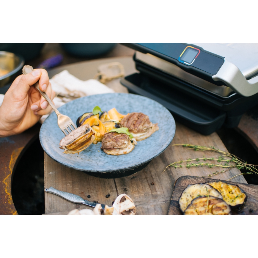 Tefal - Elektrisk grill OPTIGRILL ELITE 2000W/230V