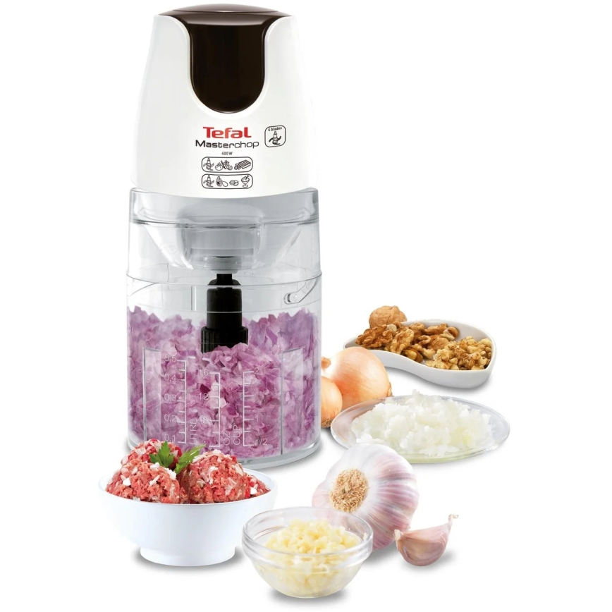 Tefal - elektrisk hackmaskin 500 ml MASTERCHOP XL 500W/230V vit