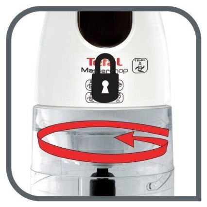 Tefal - elektrisk hackmaskin 500 ml MASTERCHOP XL 500W/230V vit