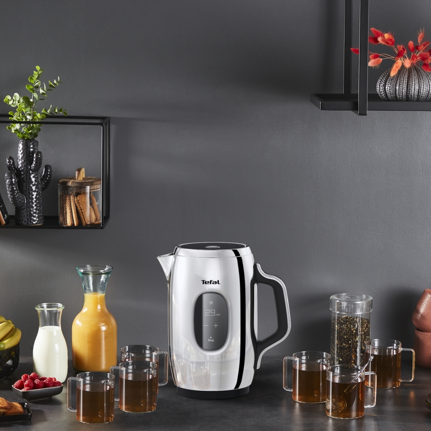 Tefal - Elektrisk vattenkokare MAJESTUO 1,5 l 2400W/230V