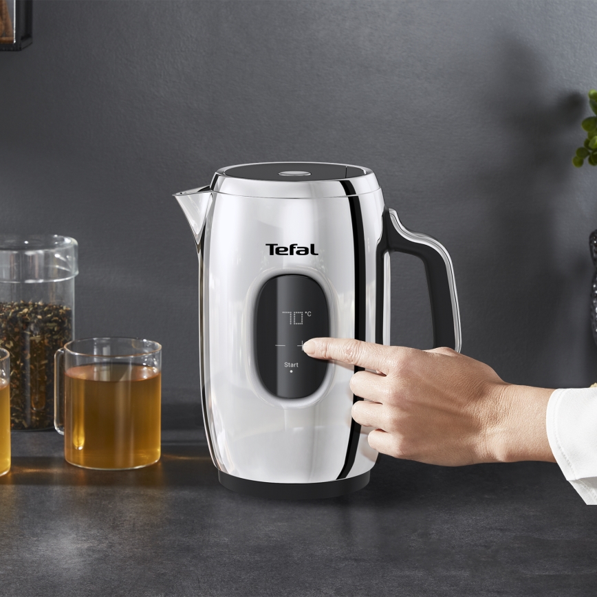Tefal - Elektrisk vattenkokare MAJESTUO 1,5 l 2400W/230V