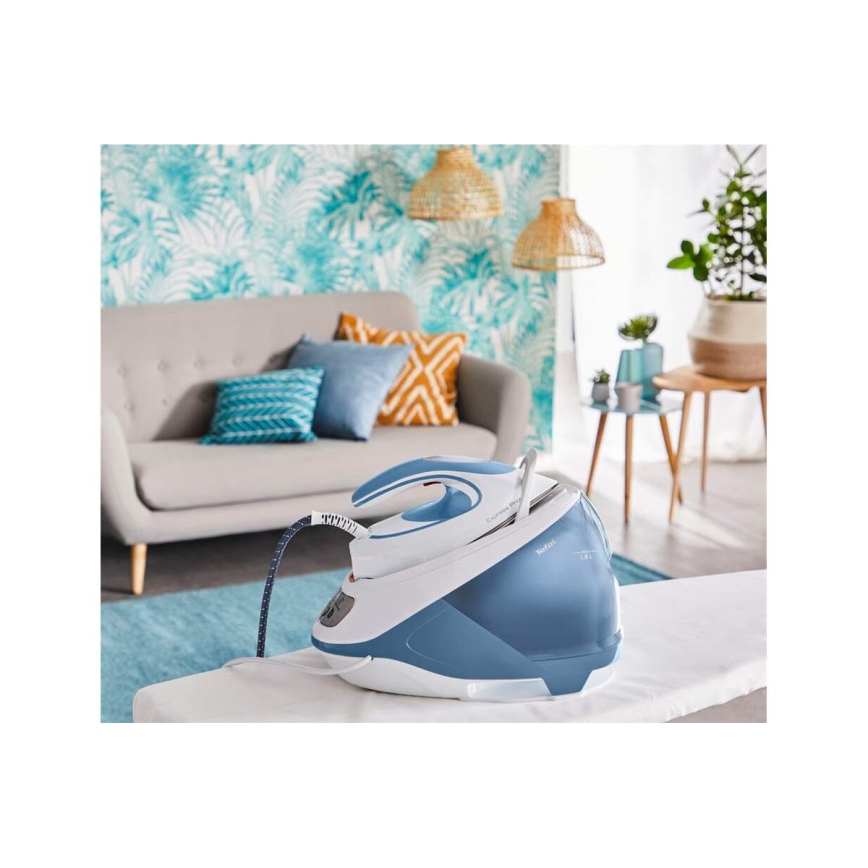 Tefal - Ånggenerator EXPRESS PROTECT 2800W/230V blå