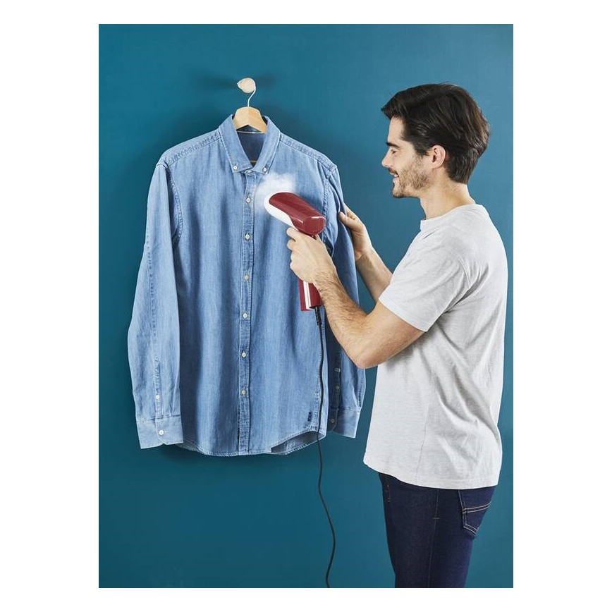 Tefal - Handhållen klädångare ACCESS STEAM FIRST 1300W/230V vinröd