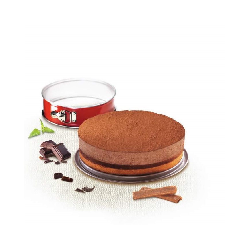 Tefal - Hopfällbar kakform DELIBAKE 19 cm röd