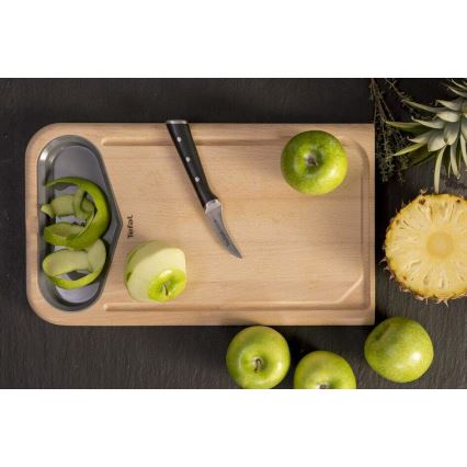 Tefal - Rostfritt stål utstickarkniv ICE FORCE 7 cm blank krom/svart