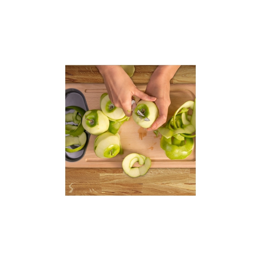 Tefal - Rostfritt stål utstickarkniv ICE FORCE 7 cm blank krom/svart