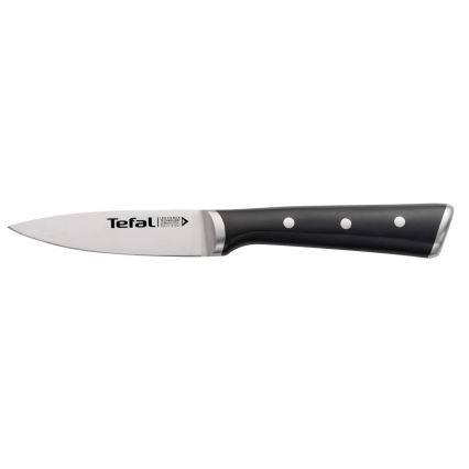 Tefal - Rostfritt stål utstickarkniv ICE FORCE 9 cm blank krom/svart