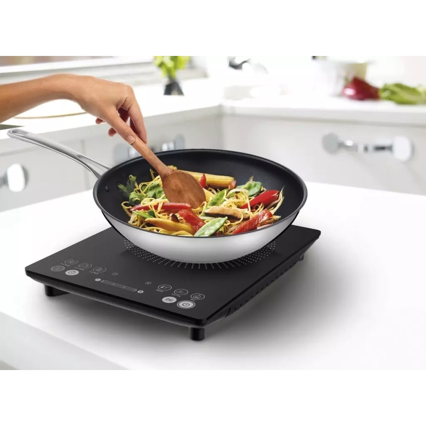 Tefal - Induktionshäll EVERYDAY SLIM 2100W/230V svart