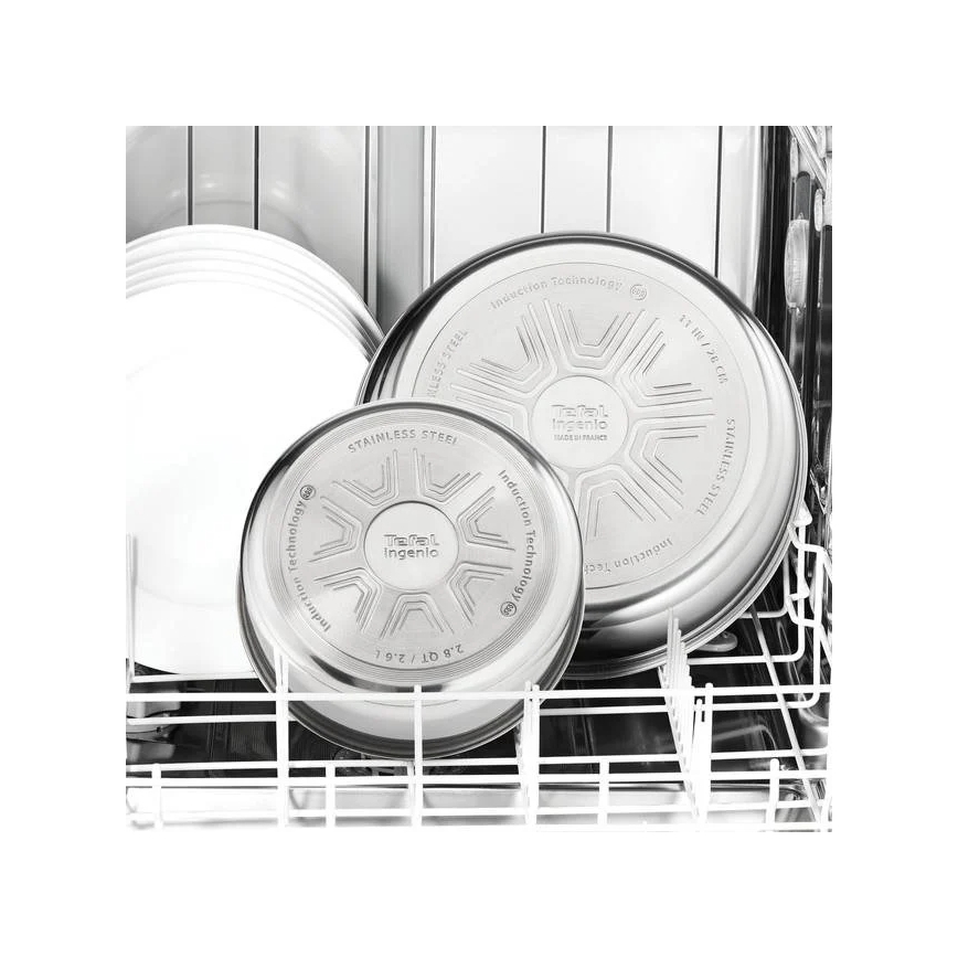 Tefal - Set med 4 delar INGENIO EMOTION rostfritt stål