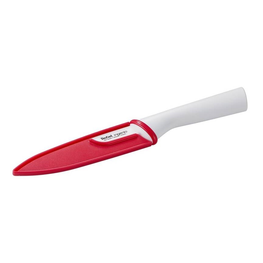Tefal - Keramiskt universalkniv INGENIO 13 cm vit/röd
