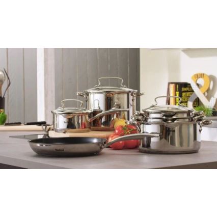 Tefal - Kastrull med lock DUETTO 16 cm