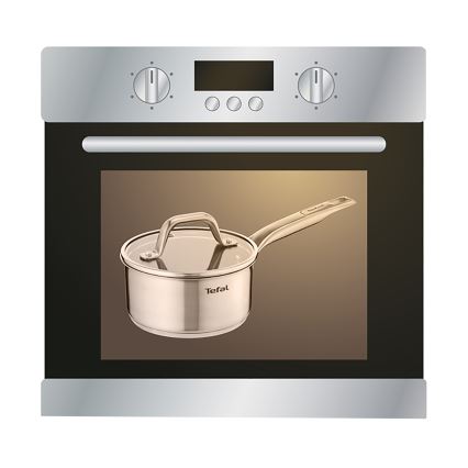 Tefal - Kastrull med lock RECYCLE 16 cm