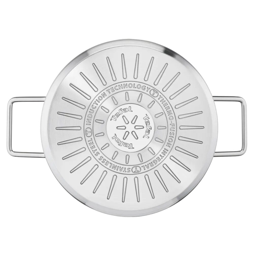 Tefal - Kastrullset 10 delar NORDICA i rostfritt stål