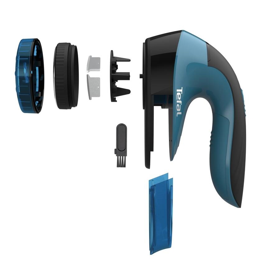 Tefal - Klädvårdsrulle LINT 2xAA svart/blå