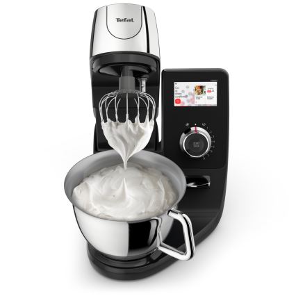 Tefal - Köksassistent med våg I-COACH TOUCH 1200W/230V rostfritt stål
